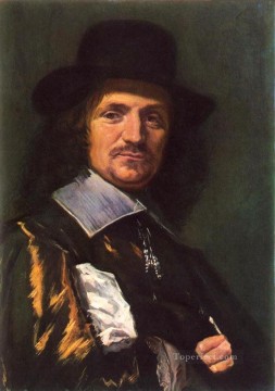フランス・ハルス Painting - 画家ヤン・アセリンの肖像画 オランダ黄金時代 フランス・ハルス